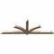 Ekena Millwork Redmond Rough Sawn Timber Gable Bracket, Douglas Fir, 96"W x 32"H x 4"D x 4"F, 8/12 Pitch GBW096X32X0404RED00RDF - alternate 5